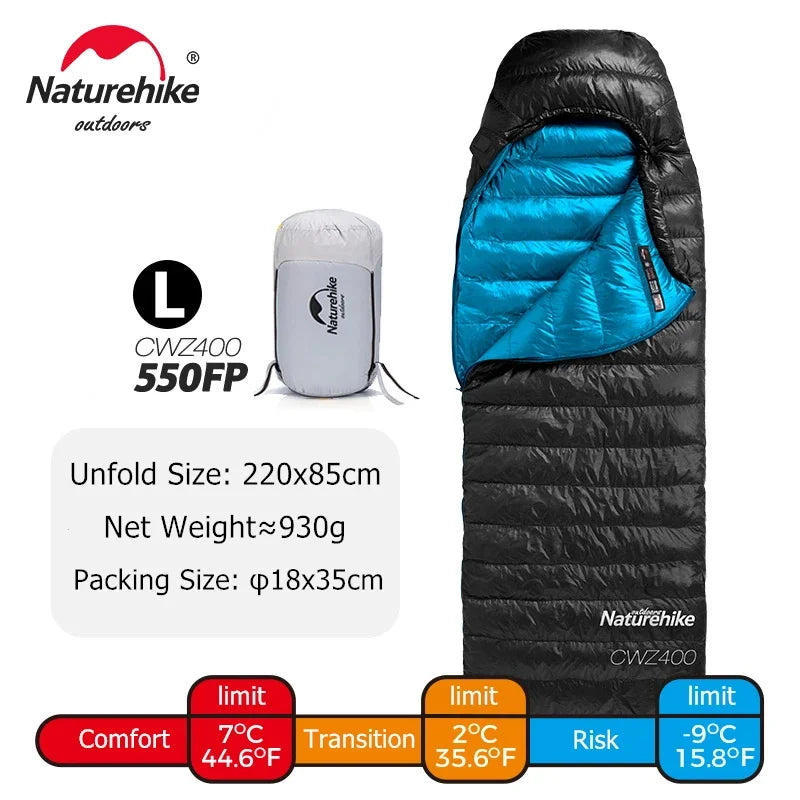Lightweight Goose Down Winter Warm Sleeping Bag